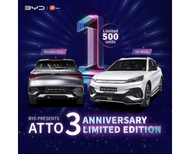 Introducing the BYD ATTO 3 Commemorative Limited Edition. Limited stock, just 500 units